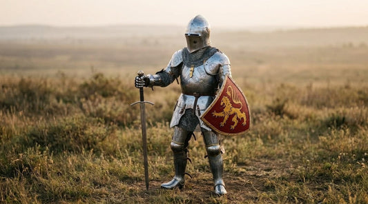 Medieval knight armor Faraday cage concept
