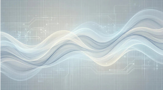 abstract ilustration of electromagnetic fields