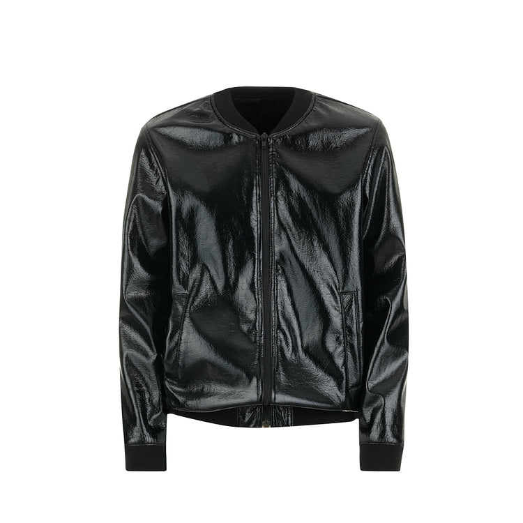 Яке тип бомбър с вграден защитен слой за предпазване от въздействието на EMFq, черен лак