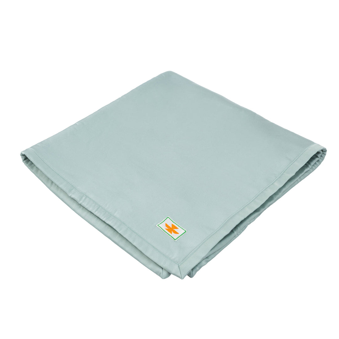 Одеяло с ЕМП защитен слой за предпазване от електромагнитни полета; светлозелено