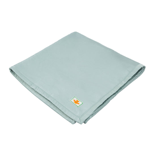 Одеяло с ЕМП защитен слой за предпазване от електромагнитни полета; светлозелено