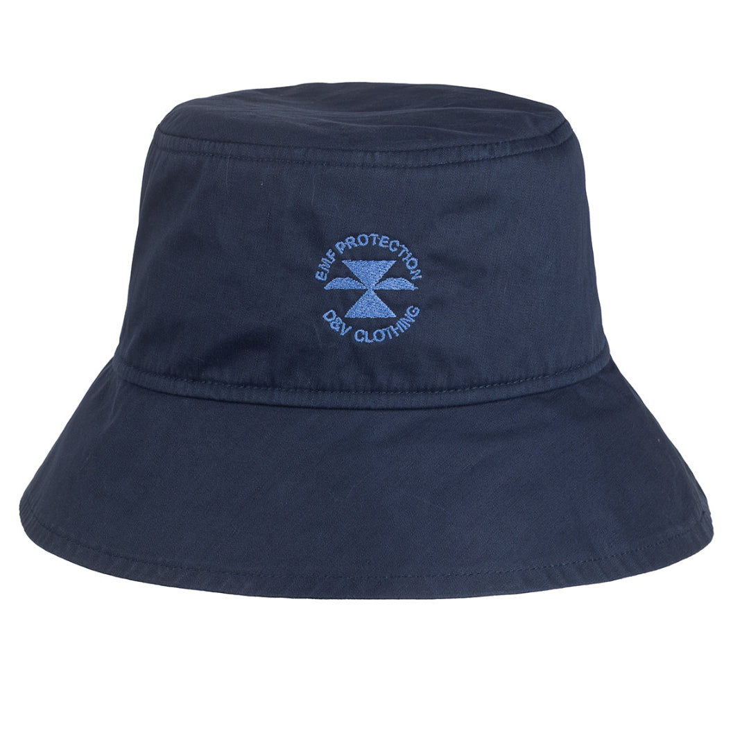 Шапка ЕМП Баланс за защита от електромагнитни полета с вграден екраниращ плат, тъмносиня