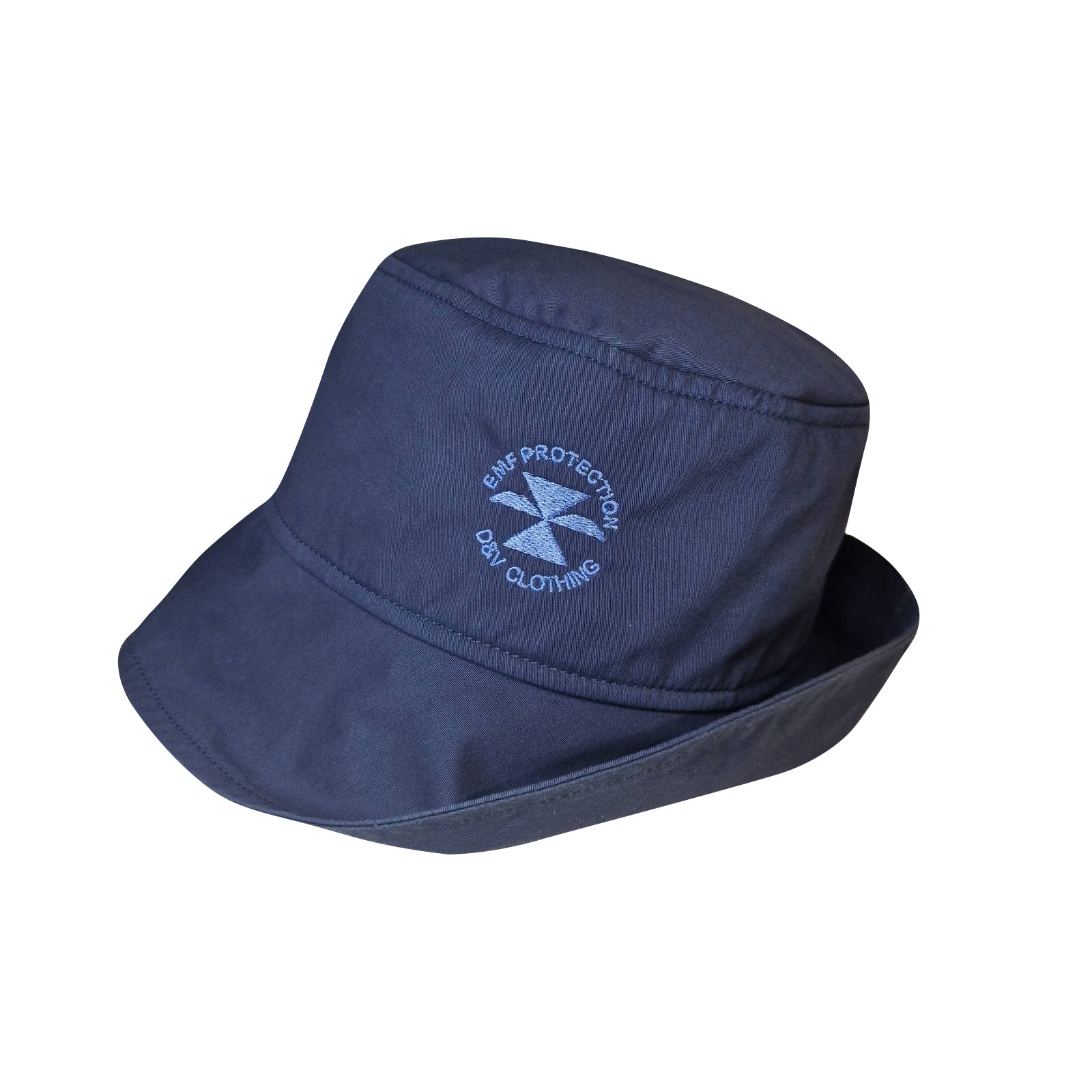 Шапка ЕМП Баланс за защита от електромагнитни полета с вграден екраниращ плат, тъмносиня