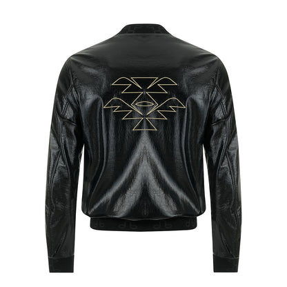 Модерно мъжко яке, изработено от лак  с вграден защитен слой срещу електромагнитните полета, цвят черен