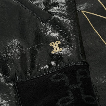 Модерно мъжко яке, изработено от лак  с вграден защитен слой срещу електромагнитните полета, цвят черен